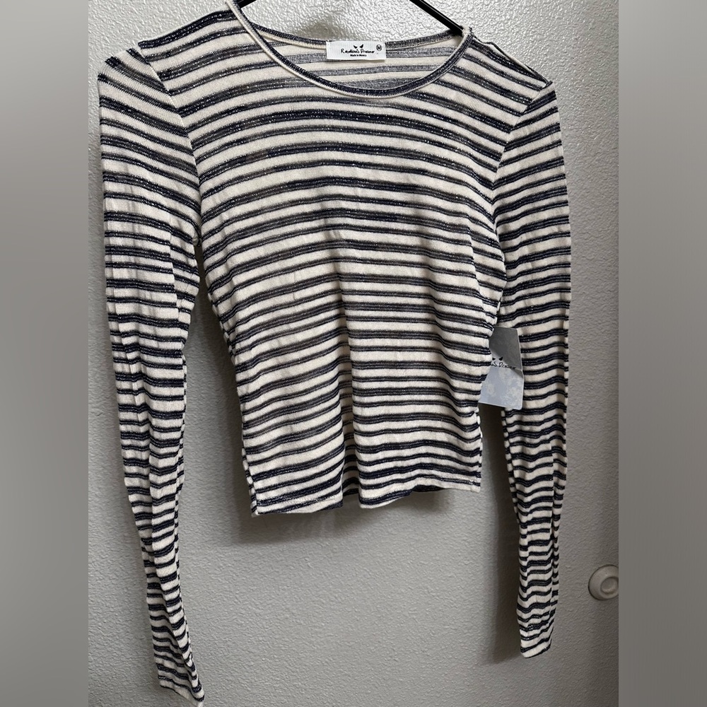 Rebellious Dreamer Sheer, Two-Layer, Long-Sleeved Crop Top